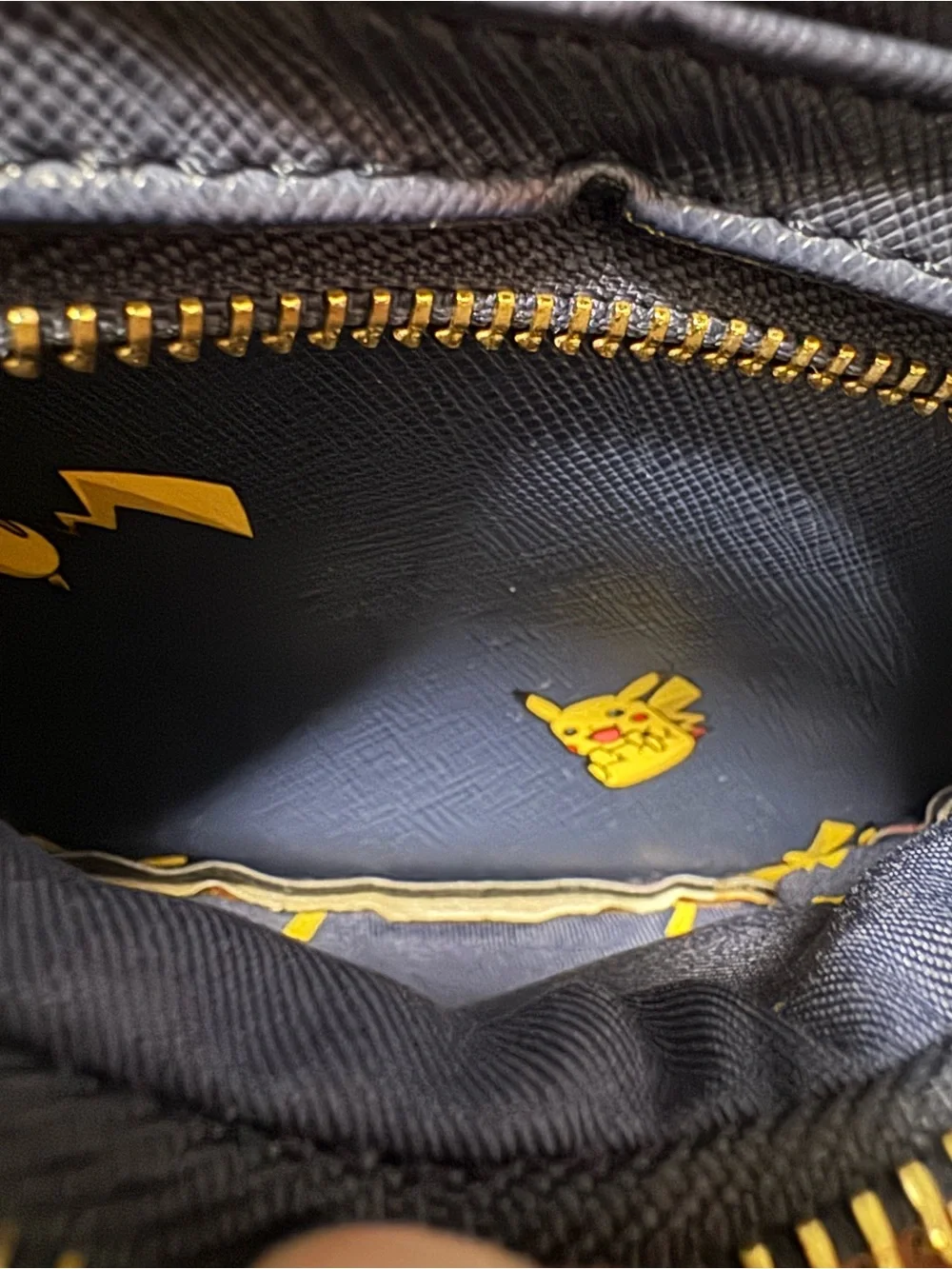 Loungefly Navy Mini Backpack with Yellow Pikachu Print